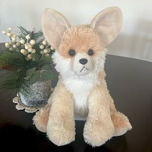 Aurora San Diego Zoo Cream Stuffed Fennec Fox, African Desert Wild Animal Plush